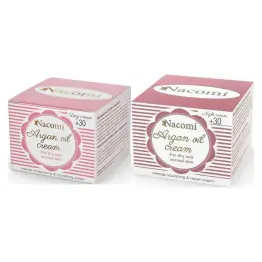 Krem Arganowy do Twarzy na Dzień 30+ 50 ml - Nacomi + Krem Arganowy do Twarzy na Noc 30+ 50 ml - Nacomi