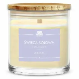 Świeca Sojowa o Zapachu LAWENDA 150 g - Big Nature