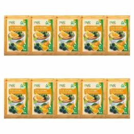10 x Kisiel do Kubka Smak Pomarańczowy z Kawałkami Jeżyn BIO 30 g - Vitally Food