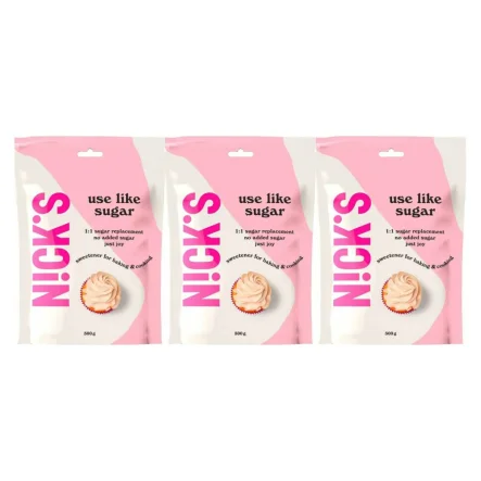 3 x Słodzik Stołowy Use Like Sugar 300 g - Nicks