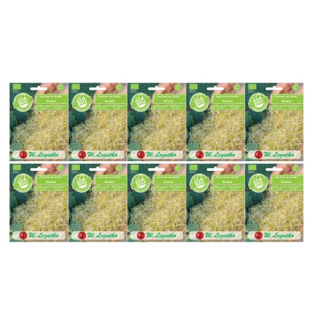 10 x Bio Nasiona Na Kiełki Brokuł 10 g - Legutko