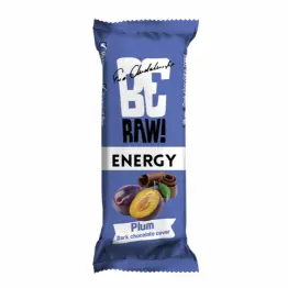 BeRaw Baton Energy Plum Śliwka Chocolate 40 g