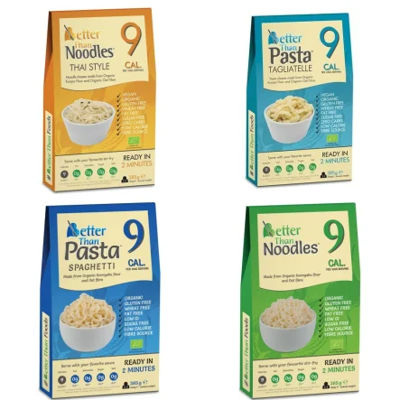 4 x Top Makarony Konjac Shirataki Bezglutenowe Bio 4x385g Better Than Foods