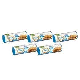 5 x Pełnoziarniste Ciastka Owsiane Bez Dodatku Cukru 280 g - Gullon