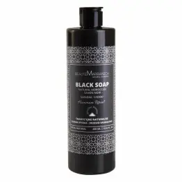 Marokańskie Czarne Mydło Drzewo Sandałowe Żel pod Prysznic 400 ml - Beaute Marrakech