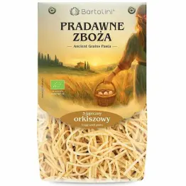 Makaron Orkiszowy 3-Jajeczny Krajanka Średnia EKO 250 g - Bartolini Pradawne Zboża
