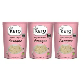 3 x Makaron Keto (Konjac Typu Noodle Lasagne)  Bio 270 g (200 g)  - Keto Chef