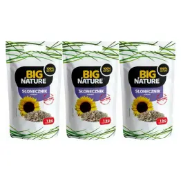 3 x Słonecznik Łuskany 1 kg - Big Nature
