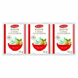3 x Budyń o Smaku Pistacjowym z Erytrytolem 70 g - Wodzisław