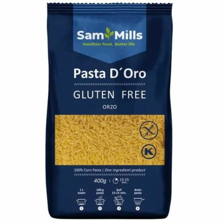 Makaron Bezglutenowy Orzo (Ryżyk) 400 g - Sam Mills