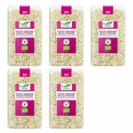 5 x Płatki Owsiane Bezglutenowe Bio 600 g - Bio Planet