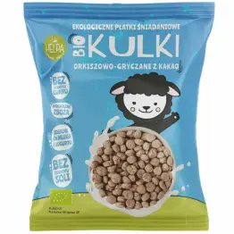Kulki Orkiszowo - Gryczane z Kakao Bez Dodatku Cukru Bio 160 g - Helpa