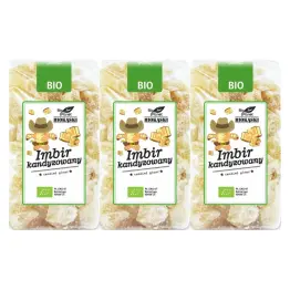 3 x Imbir Kandyzowany Bio 400 G - Bio Planet