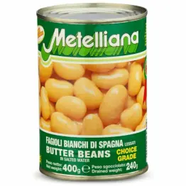Fasola Biała Hiszpańska „Jaś” 400 g (240 g) - Metelliana
