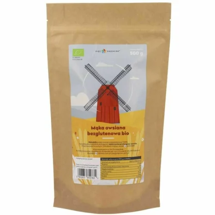 Mąka Owsiana Bezglutenowa Bio 500 g - Simpatiko