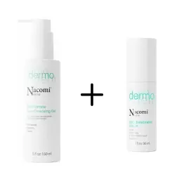 Oczyszczający Żel do Mycia Twarzy 150 ml - Nacomi + Punktowy Krem Przeciwdziałający Niedoskonałościom 30 ml - Nacomi