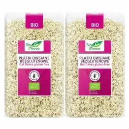 2 x Płatki Owsiane Bezglutenowe Bio 600 - Bio Planet