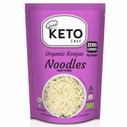 Makaron Keto (Konjac Typu Noodle do Woka) Bio 270 g - Keto Chef