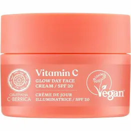 Krem do Twarzy Rozświetlający z Witaminą C i Filtrem SPF 20 50 ml - Natura Siberica