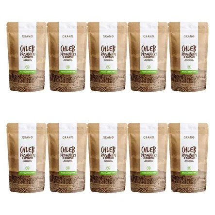 10 x Chleb Promnicki z Ziarnami Mieszanka Piekarnicza Bezglutenowa 500 g - Grano