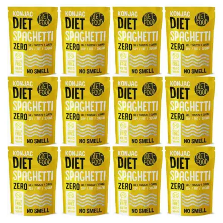 12 x Makaron Konjac Spaghetti 200 g - Diet-Food