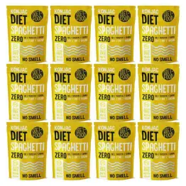 12 x Makaron Konjac Spaghetti 200 g - Diet-Food