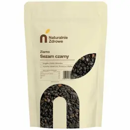 Sezam Czarny Niełuskany 100 g - Naturalnie Zdrowe