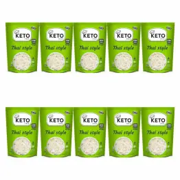 10 x Makaron Konjac Thai Style Bio 270 g (200 g) - Keto Chef