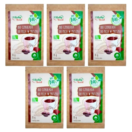 5 x Bio Czekolada do Picia w Proszku 18 g - Wodzisław