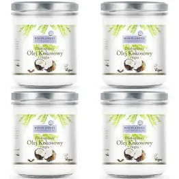 4 x Olej Kokosowy Nierafinowany Virgin Bio 400 ml - Bio Planete