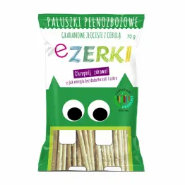 Paluszki Grahamowe Złociste Cebulowe Zielone 70 g - Ezerki