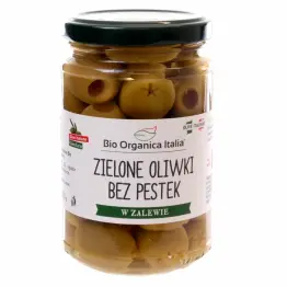 Oliwki Zielone Bez Pestek Słoik Bio 280 g - Biorganica Nuova