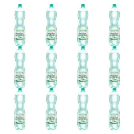 12 x Woda Źródlana Gazowana Wysokonasycona CO2 1,5 l - Kuracjusz Beskidzki