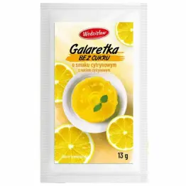 Galaretka o Smaku Cytrynowym Bez Dodatku Cukru Keto 13 g - Wodzisław