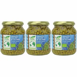 3 x Groszek Zielony w Zalewie Bio 350 g (230 g) - Bio Planet