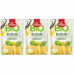 Zestaw 3 x Budyń Waniliowy Bezglutenowy Bio 40 g - Amylon