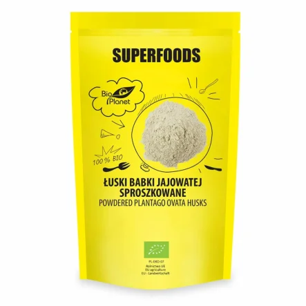 Łuski Babki Jajowatej Sproszkowane Bio 150 g - Bio Planet