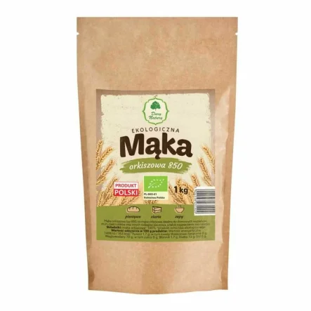 Mąka Orkiszowa Typ 850 EKO 1 kg - Dary Natury