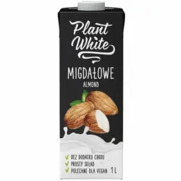 Napój Migdałowy Bez Dodatku Cukru 1l - Plant White
