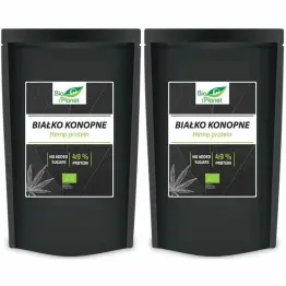 Zestaw 2 x Białko Konopne w Proszku Bio 500 g - Bio Planet