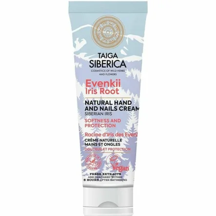 Krem do Rąk i Paznokci z Korzeniem Irysa Ochrona 75 ml - Natura Siberica