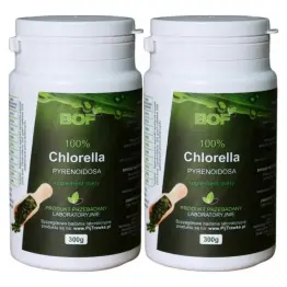 2 x 100% Chlorella Pyrenoidosa 300 g (1200 Tabletek) - BOF