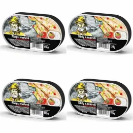 4 x Filety z Makreli w Sosie Pomidorowym 170 g - Kier