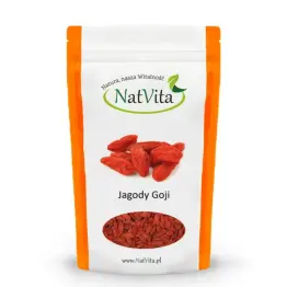 Jagody Goji Owoc Suszony 500 g - Natvita