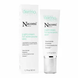 Lekki Krem do Skóry Trądzikowej 50 ml - Nacomi