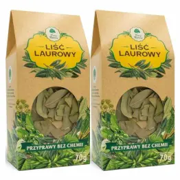 2 x Liść Laurowy 70 g - Dary Natury - Liście Laurowe Duża Paka