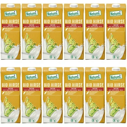 Napój Jaglany Bezglutenowy Bio 1 L Natumi UHT - Zestaw 12 x 1 L
