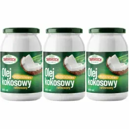 3 x Olej Kokosowy Rafinowany Bezzapachowy 900 ml - Targroch