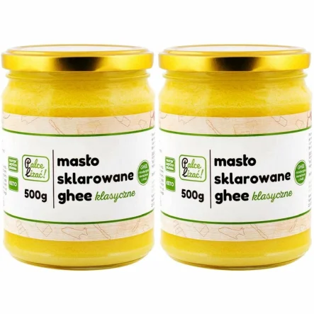 2 x Masło Sklarowane Ghee 500 g - Palce Lizać