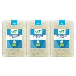 3 x Ryż Basmati Biały Bezglutenowy Bio 2 Kg - Bio Planet